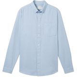Tom Tailor - OXFORD - Heren Overhemd - Blauw - 100% Katoen