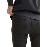 Klassieke Jeansbroek - 5-Pocket-Stijl - Gecoat - Zwart - Viscose