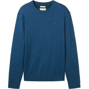 Tom Tailor Trui Basic Crewneck Knit 1039805xx10 36295 Mannen