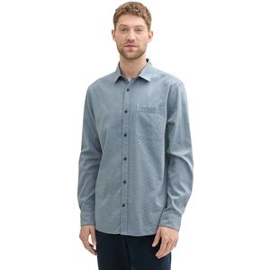 Overhemd - Katoen - All-over Patroon - Regular Fit - Lange Mouw