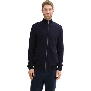 Tom Tailor - Structured Knit - Vest - Effen - 100% Katoen