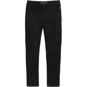 TOM TAILOR - 1042559 - Herenbroek - Zwart - Katoen - Slim Fit