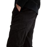 TOM TAILOR - 1042559 - Herenbroek - Zwart - Katoen - Slim Fit