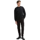 TOM TAILOR - 1042559 - Herenbroek - Zwart - Katoen - Slim Fit