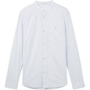 Overhemd - Licht Blauw - Dobby-Stof - Slim Fit