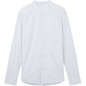 TOM TAILOR - 36056 - Overhemd - Licht Herringbone - Slim Fit, Dobby-stof