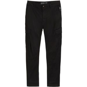 TOM TAILOR - 1042559 - Herenbroek - Zwart - Katoen - Slim Fit