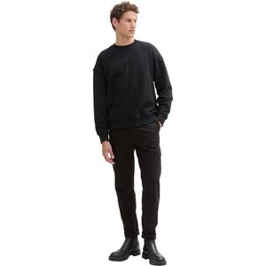 TOM TAILOR - 1042559 - Herenbroek - Zwart - Katoen - Slim Fit