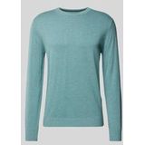 TOM TAILOR heren trui, 13158 - Mineral Stone Blue Melange, XXL