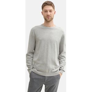 Tom Tailor - Gebreide Trui - Blauw - Katoen