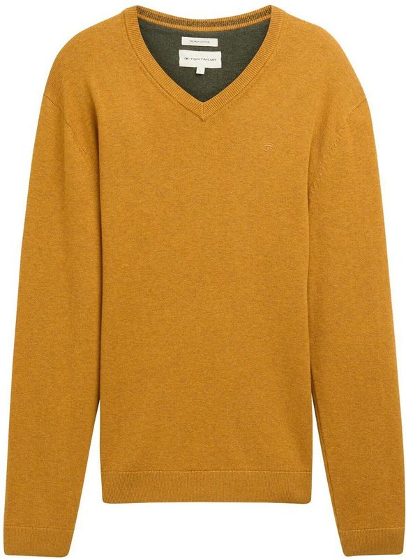 TOM TAILOR - 1039811 - Herentrui - Mosterdmengsel