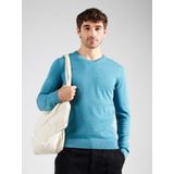 TOM TAILOR heren trui, 36299 - Bright Teal Melange, XL