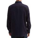 TOM TAILOR - Herenhemd - Gemêleerd - Marineblauwe Mix - Regular Fit