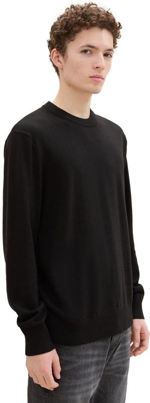 BE PART - Gebreide Trui - Effen - Katoen