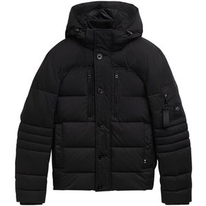 Tom Tailor - Gewatteerd Herenjack - Effen - Polyester - Afneembare Capuchon