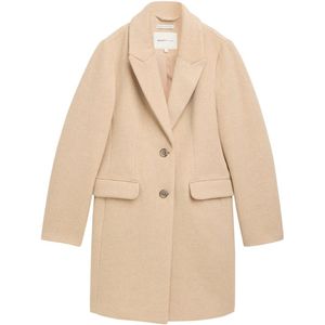 Klassieke - Mantel - Gemêleerd - Polyester - Gerecyclede Wol