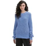 Casual Trui - Ronde Hals - Katoen-Polyestermix - Geribbelde Manchetten