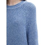 Casual Trui - Ronde Hals - Katoen-Polyestermix - Geribbelde Manchetten