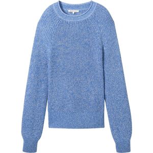 Casual Trui - Ronde Hals - Katoen-Polyestermix - Geribbelde Manchetten