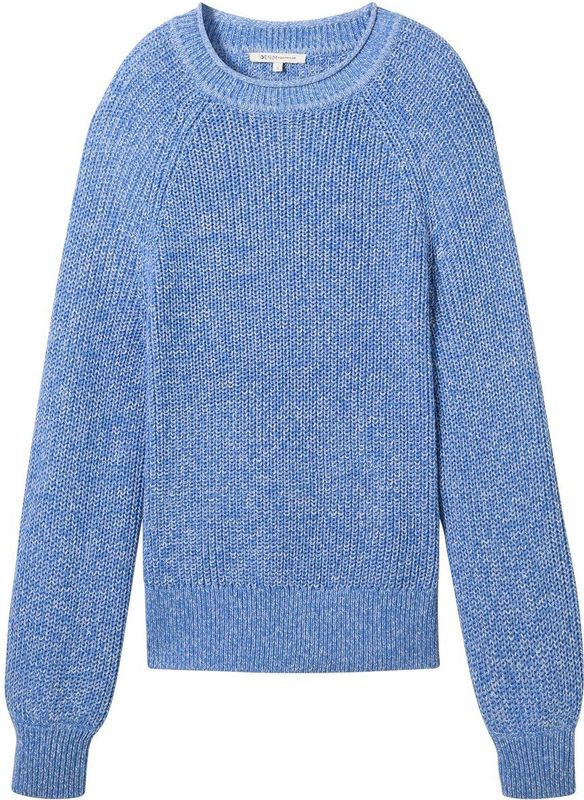 Casual Trui - Ronde Hals - Katoen-Polyestermix - Geribbelde Manchetten