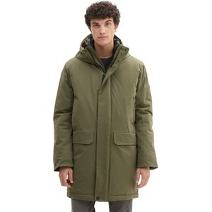 TOM TAILOR - 1041349 - Technische Winterjas - Urban Olive Green - Met Capuchon