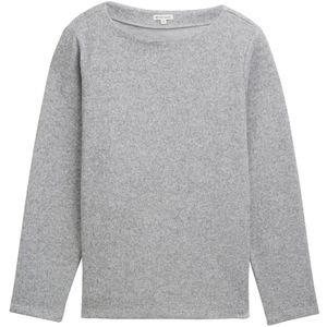Eenvoudig - Sweatshirt - Grijs - Polyester-Viscose Mix