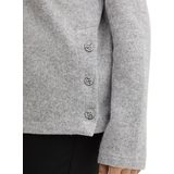 Eenvoudig - Sweatshirt - Grijs - Polyester-Viscose Mix