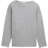 Eenvoudig - Sweatshirt - Grijs - Polyester-Viscose Mix