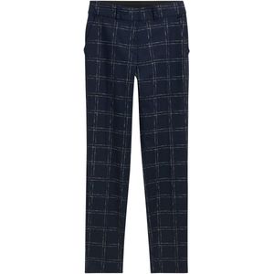 TOM TAILOR - Mia Slim Fit - Chino Broek - Delicate Navy Check Design