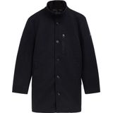 Tom Tailor - Lange Wollen Herenjas - Mêlee - Polyestermix - Regular Fit