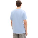 TOM TAILOR - 11486 - T-shirt - Brunnera Blauw - Korte Mouwen - Slim Fit