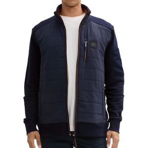 Tom Tailor - Sweatvest - Heren - Blauw - Katoen - 1044876