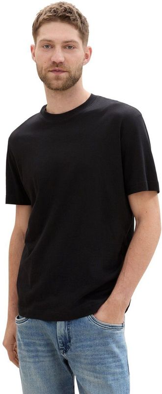 TOM TAILOR - Shirt - Zwart - 4 Pack - Kwartmouw