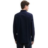 Overhemden - Sky Captain Blue - Met Borstzak - Knoopsluiting