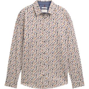 Tom Tailor Overhemd Fitted Overhemd Met Print 1043800xx10 36647 Mannen