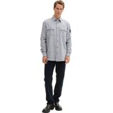TOM TAILOR heren overhemd, 36666 - Offwhite Grindle Herringbone, XXL