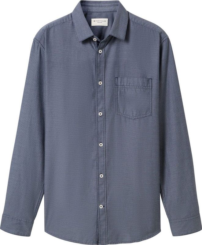 Tom Tailor Overhemd Gestructureerd Overhemd 1043809xx10 36677 Mannen