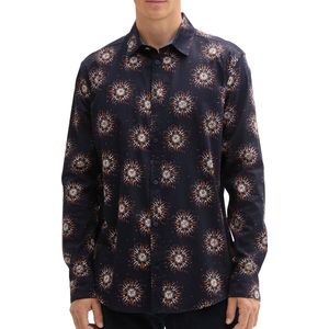 Tom Tailor - Lange mouw overhemd - Heren Blauw - Katoen - 1043800