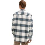 Tom Tailor - Flanellen Overhemd - All-over Motief - Regular Fit - Puur Katoen