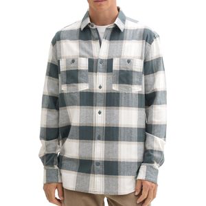 Tom Tailor - Geblokt Overhemd - Blauw - 100% Katoen