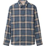 TOM TAILOR - 36642 - Geruit Overhemd - Stormy Blue White Check