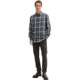 TOM TAILOR - 36642 - Geruit Overhemd - Stormy Blue White Check