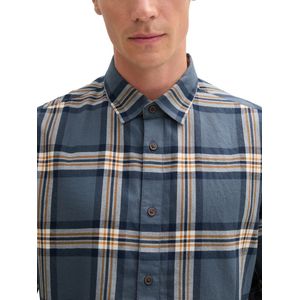 TOM TAILOR - 36642 - Geruit Overhemd - Stormy Blue White Check
