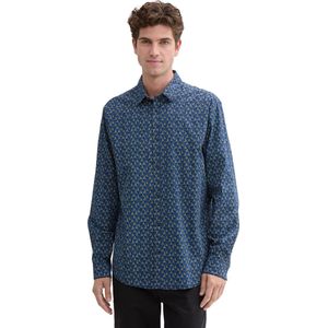Tom Tailor - Overhemd - Blauw - Dessin