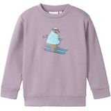 TOM TAILOR - Sweatshirt - Smoked Purple - Katoen