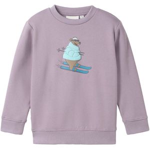 TOM TAILOR - Sweatshirt - Smoked Purple - Katoen