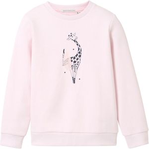 TOM TAILOR Sweatshirt voor meisjes met 3D-print, 29362 - Faded Primrose, 116-122