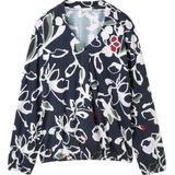 TOM TAILOR - 36554 - T-shirt - Painterly Floral Design - Dames - Lange Mouwen