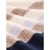 TOM TAILOR - Trui - Crème - Camel - Navy - Gestreept - Lange Mouwen