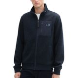 Tom Tailor - Sweatvest - Heren - Blauw - Polyester - 1044006